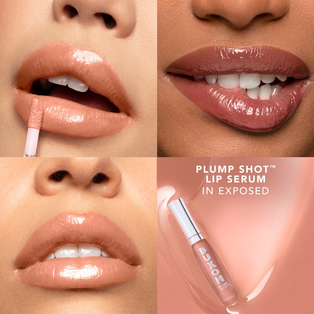 Buxom Plump Shot Sheer Tint in Exposed, 4ml/0.14fl oz - Picture 4 of 11